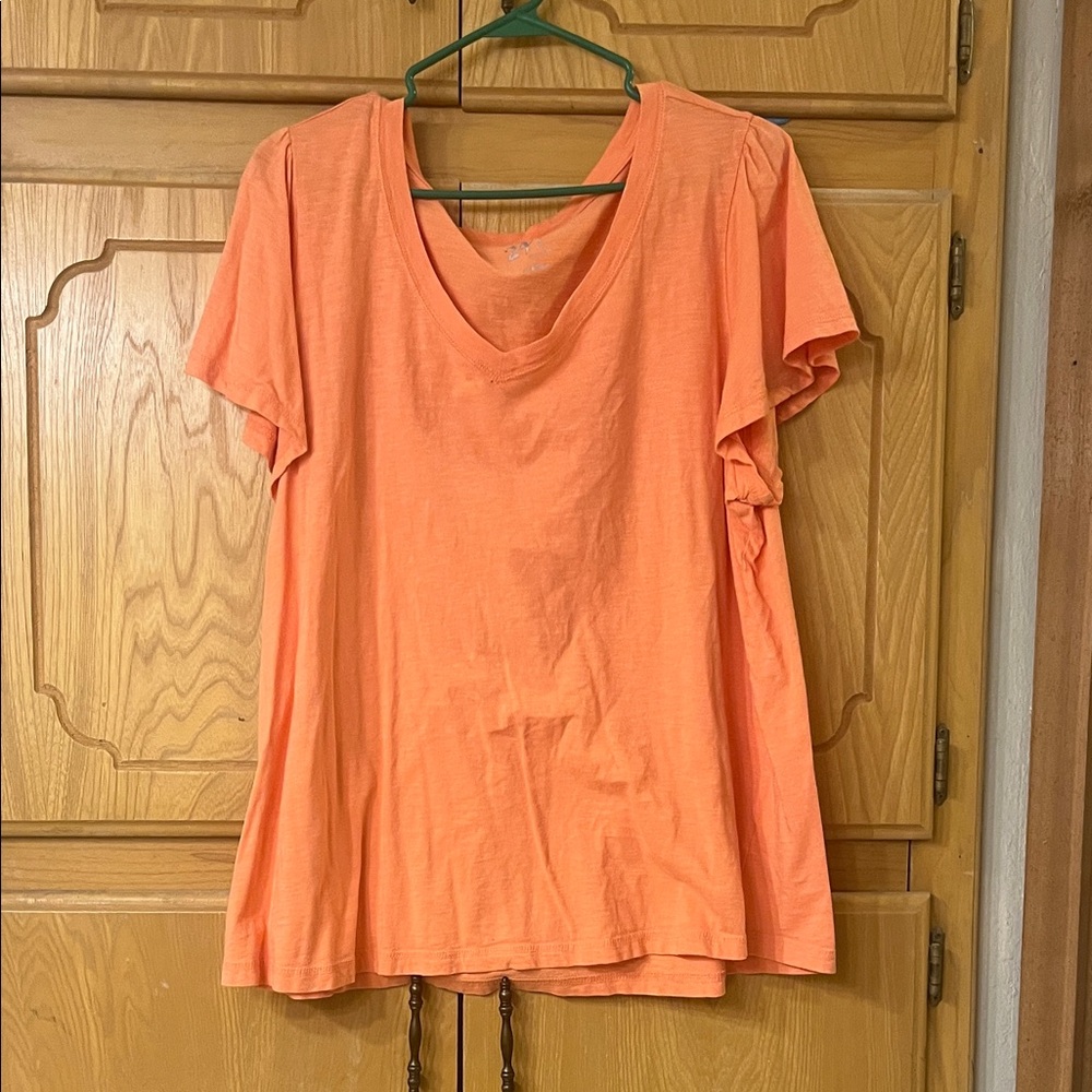 Orange tangerine Women's Tee size 1X